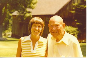 A photo of Gwyneth Walker with Arnold Franchetti