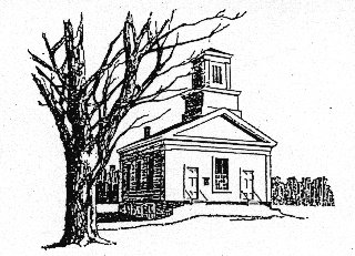 A photo of the Braintree Meetinghouse