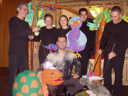 A photo of the Canary Islands musicians