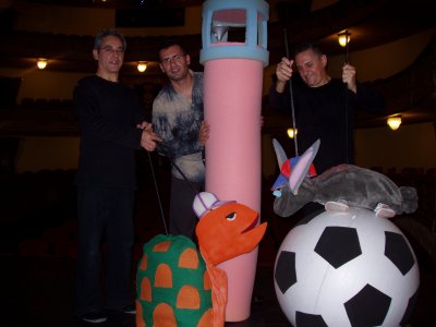 A photo of the Canary Islands musicians